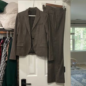 THEORY | Pinstripe Suit - Jacket & Pants - Size 8